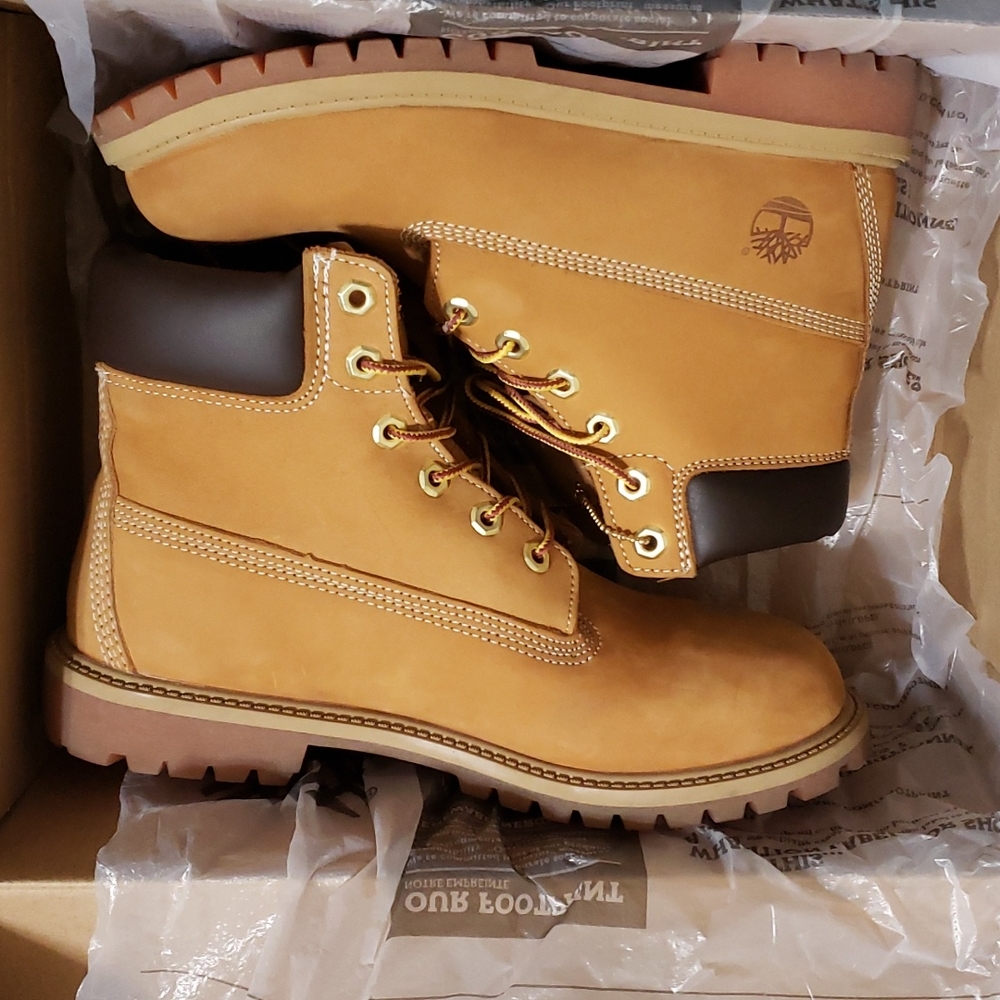 Timberland boots 5.5 m/m junior wheat nubuck